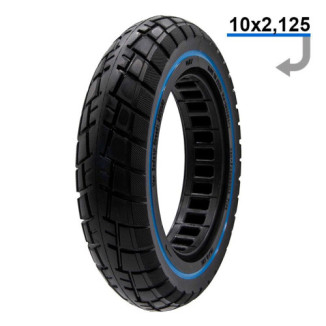 Rueda maciza offroad ultraligera 10x2,125-6,1/B34 linea azul [Ewheel]