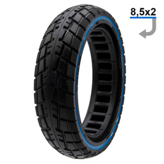 Rueda maciza ultraligera 8,5x2-6,1/B34 offroad linea azul [Ewheel]