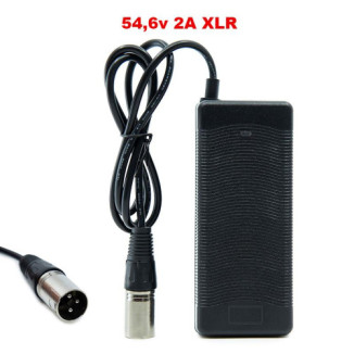 Cargador 48v (salida 54,6v) 2A conector XLR