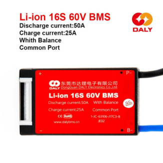 BMS 16S 60V 50A [DALY]