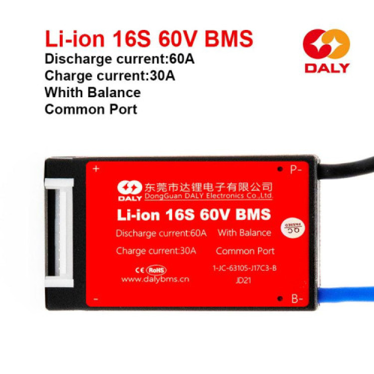 BMS 16S 60V 60A [DALY]