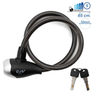 Candado de llave EWLK016 negro