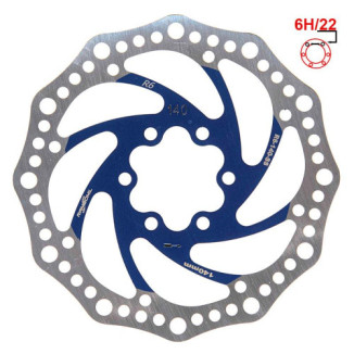 Disco de freno R6.1 140mm 6H azul