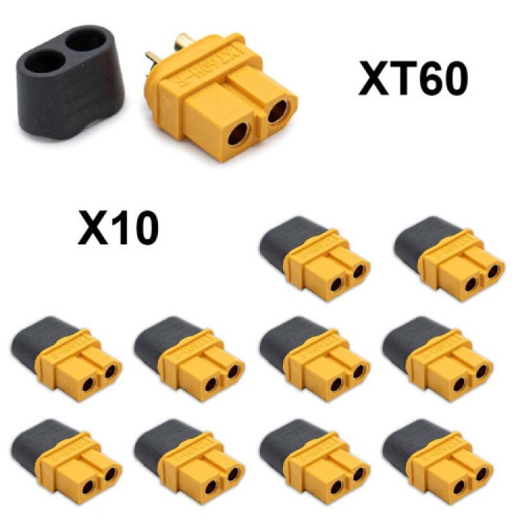 Conector Amass XT60 - 10F