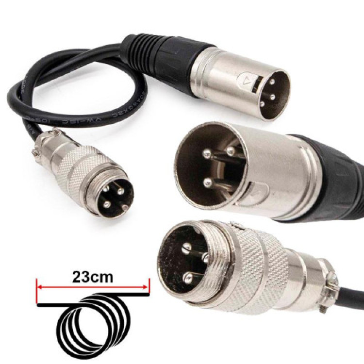 Adaptador aéreo GX16 a XLR