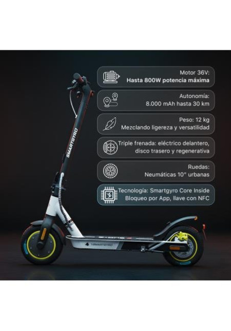 Patinete eléctrico smartGyro Z-One 2  Certificado